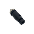 Field Wireable Waterproof Straight M12 Connector 4 Pin